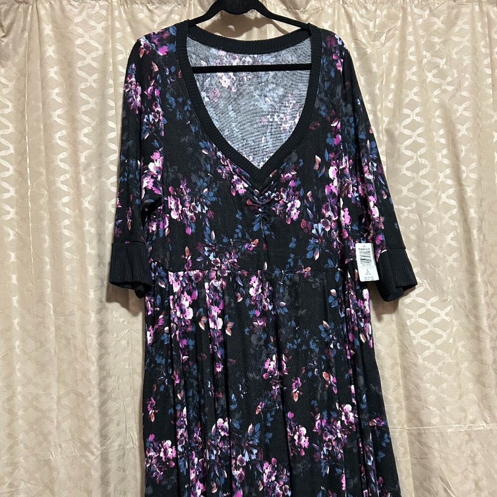 Torrid Super Soft Floral Dress Size 3X 22-24